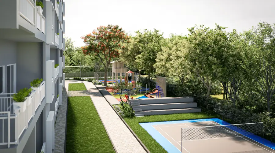 green storeys play area