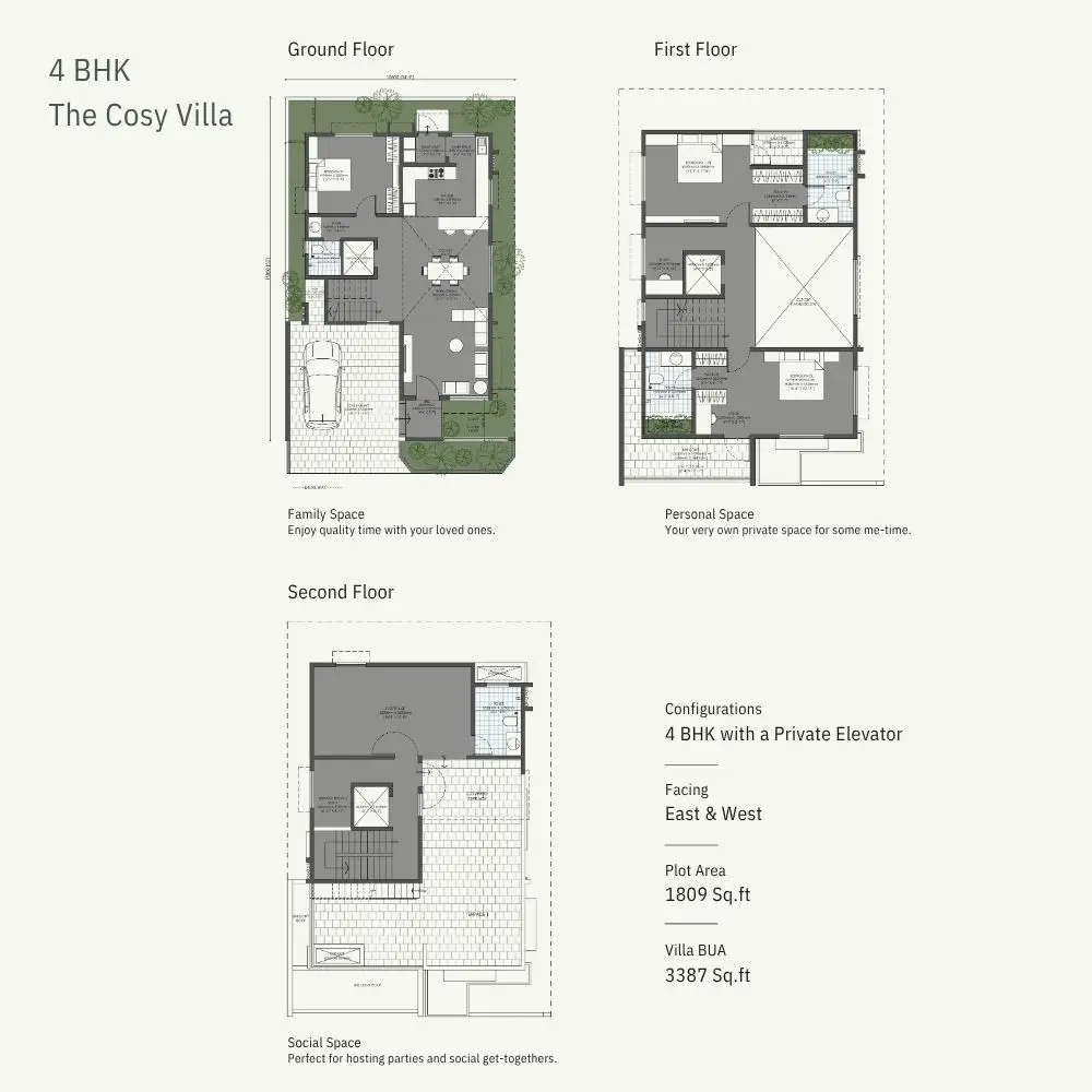 soulace villas by modern spaaces 4 bhk floor plan