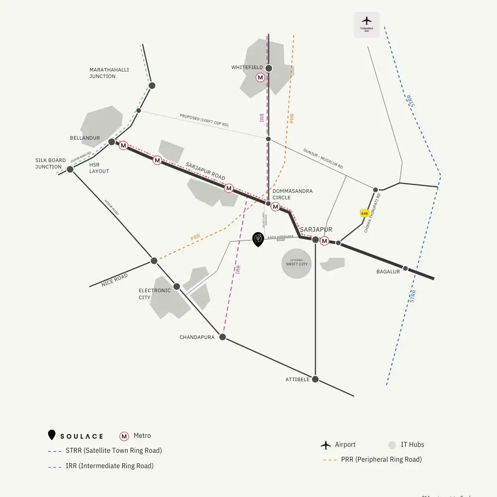 soulace villas by modern spaaces location