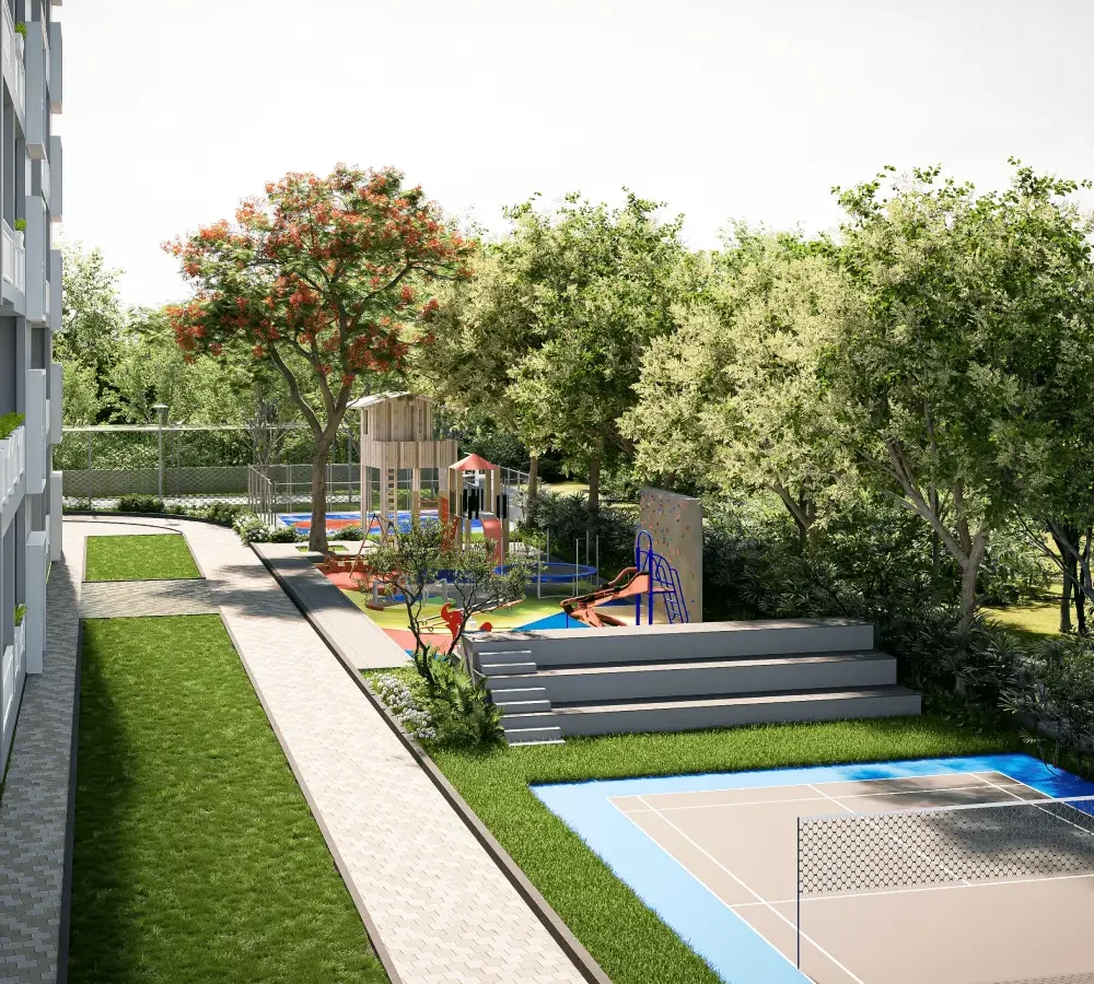 Modern Spaaces Green Storeys amenities